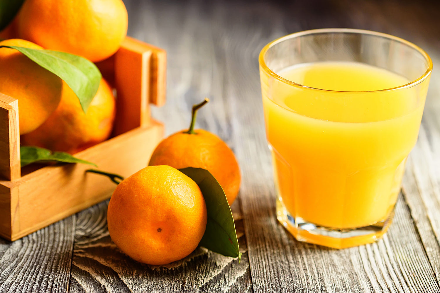 fresh mandarin juice vit c