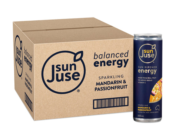 SunJuse Sparkling Passionfruit & Mandarin